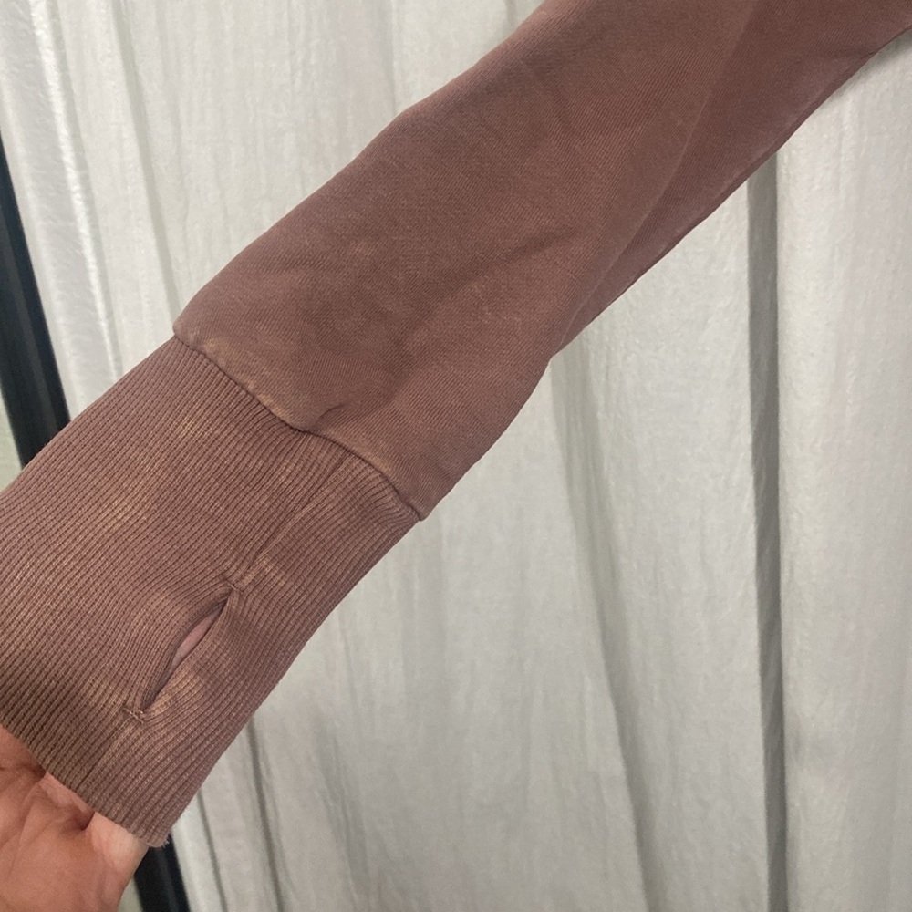 Mauve Crop Hoodie - Picture 2 of 4